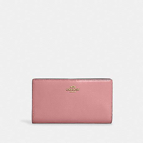 coach slim wallet|coach mini wallet with zipper.